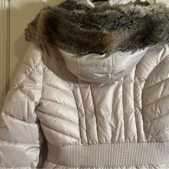 Laundry by Design Ivory Puffer Jacket with Faux Fur - Picture 7 of 12